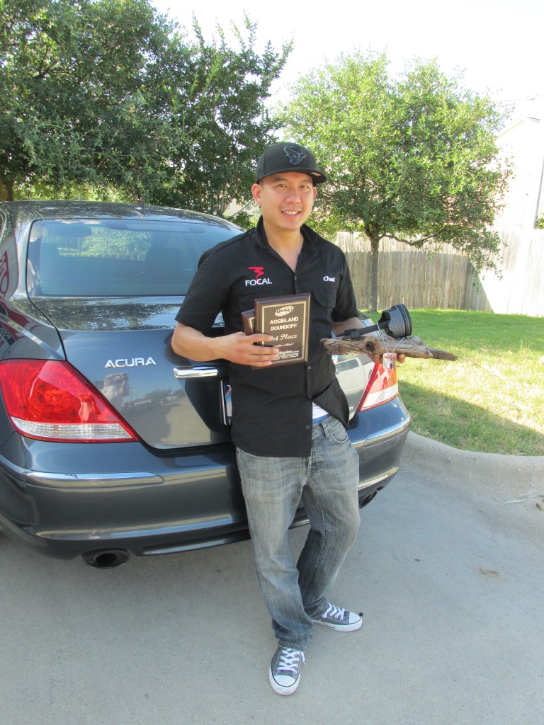 Chad Bui, 2006 Acura RL Products Used: 2 Focal TBe tweeters, 2 Focal 6W2 Midbass speakers, 1 Illusion Audio C10 XL subwoofer, 1 Mosconi 6 to 8V8 W/ AMAS, Black Hole Tile